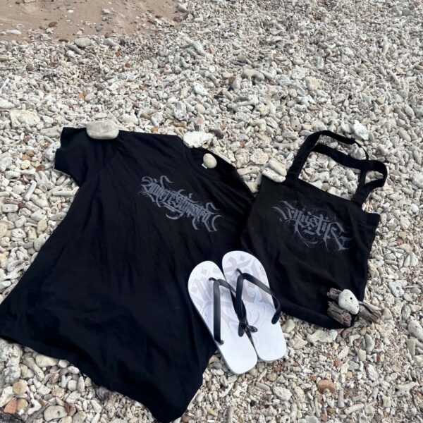 Mystik flip flop, tote bag and Tshirt PRE ORDER Combo